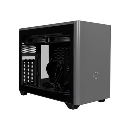 Cooler Master MasterBox NR200P Max (M-ITX) Mini Tower Cabinet (Black-Grey)